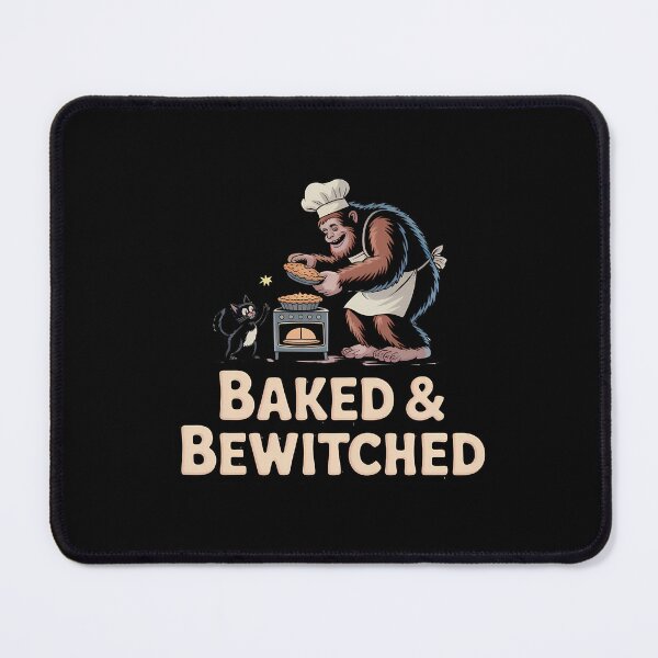 Item preview, Baked and Bewitched Bigfoot Baking Halloween Design designed and sold by Raw Tigers.
