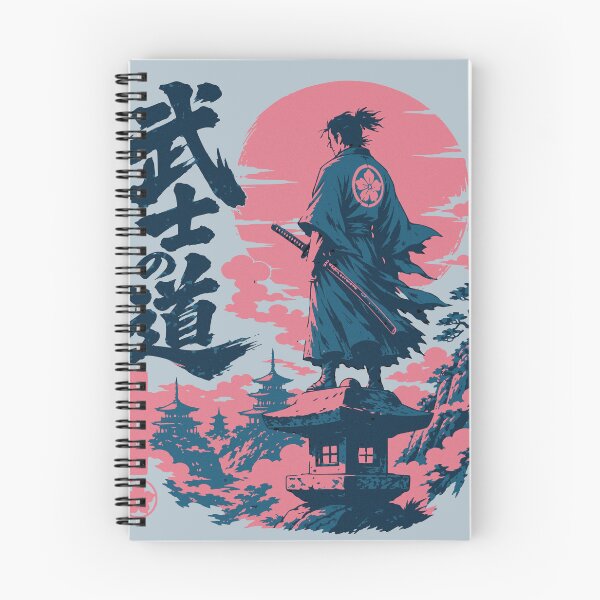 Item preview, Samurai Warrior Sunset Pagoda Landscape designed and sold by AwesomeBeyondLimits.