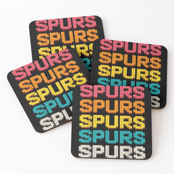 Item preview, Retro Colorful Toy Brick Spurs Typography Art Print For Plastic Blocks Fan designed and sold by StuZabine.