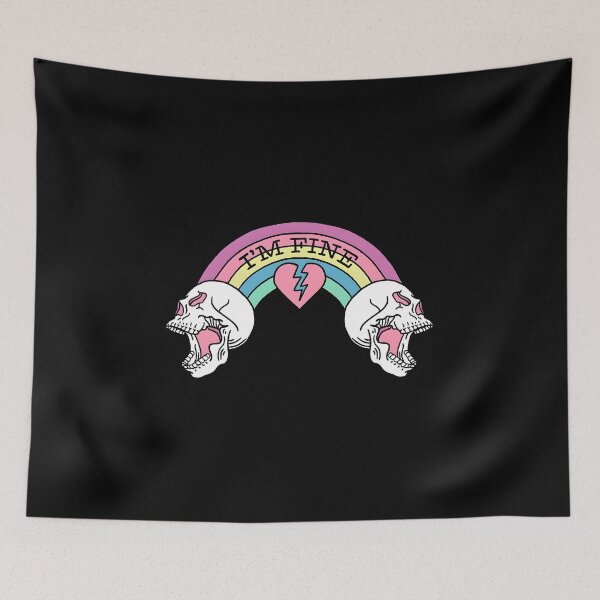 Item preview, I'm fine.. designed and sold by SlayPOPShop.