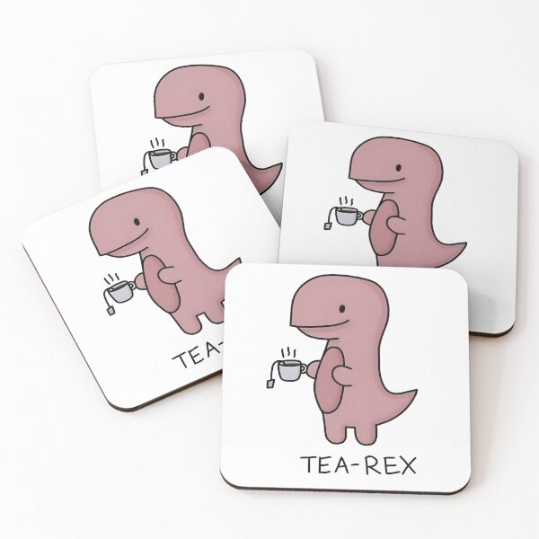 Item preview, Tea-Rex – Cute T-Rex with tea designed and sold by Mavriboy.