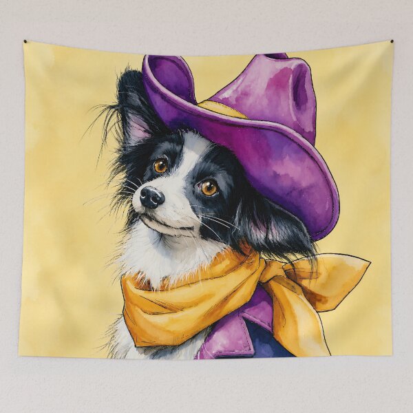 Item preview, Papillon Cowgirl designed and sold by prettykaler.