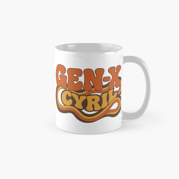 Item preview, Gen X Cyril – Diseño retro vintage GEN-X designed and sold by digital.stickerperso.com.
