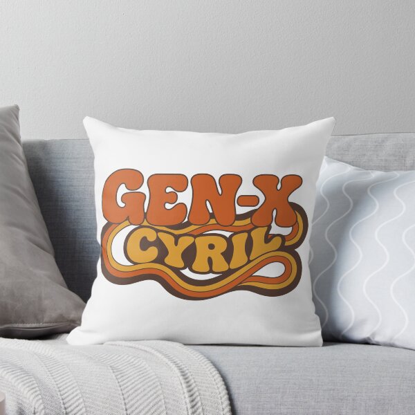 Item preview, Gen X Cyril – Retro vintage GEN-X design designed and sold by digital.stickerperso.com.