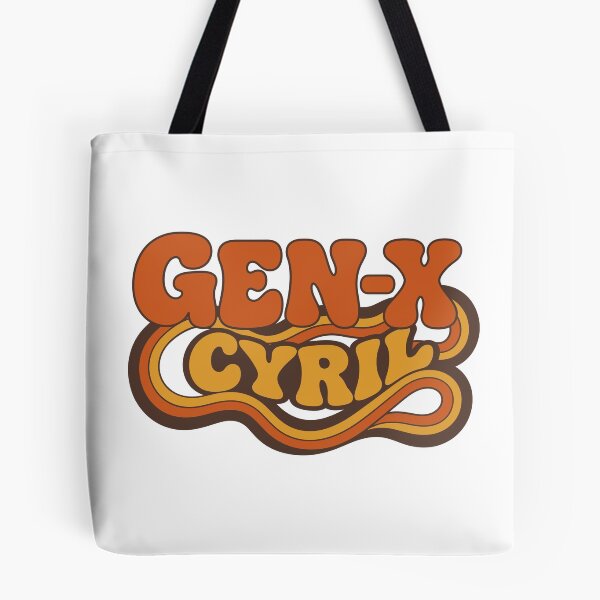 Item preview, Gen X Cyril – Retro vintage GEN-X design designed and sold by digital.stickerperso.com.