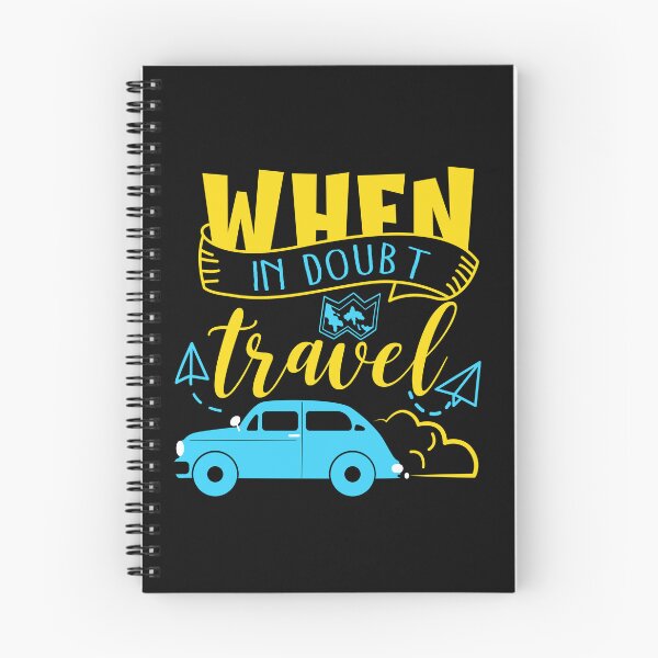 Item preview, When In Doubt Travel Typography designed and sold by teeperfect.