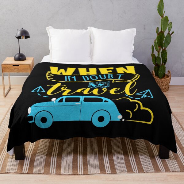 Item preview, When In Doubt Travel Typography designed and sold by teeperfect.