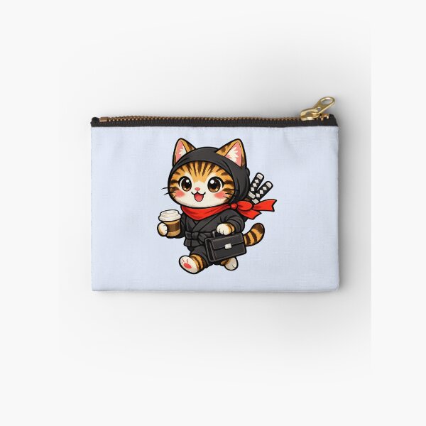 Item preview, Cute Japanese Ninja Cat Commuting to Work designed and sold by SakuraMarket26.