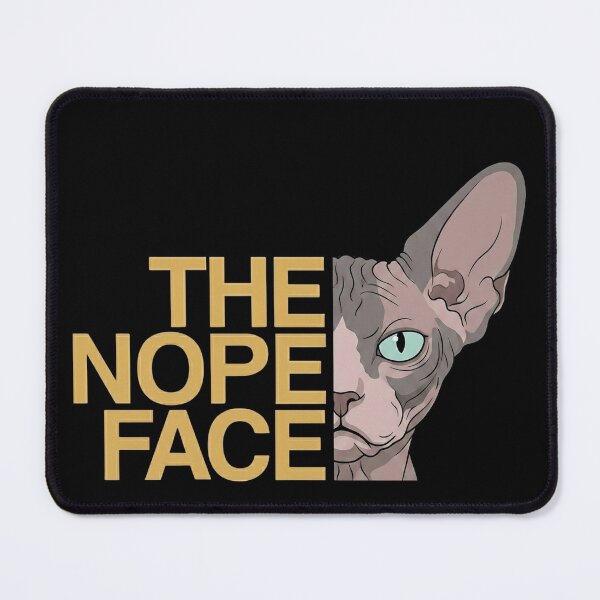 Item preview, The Nope Face Funny Sphynx Cat designed and sold by dudelinart.