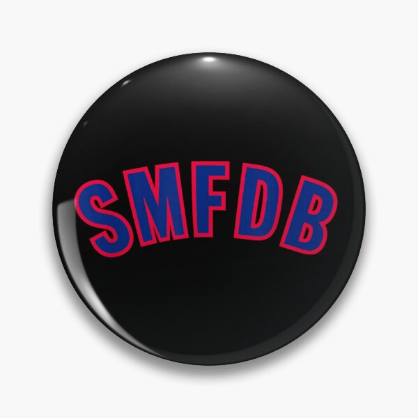 Item preview, Retro Varsity Style Arch Text Smfdb Blue Red Sport Fan Merchandise designed and sold by MassonCalepon.
