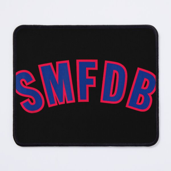 Item preview, Retro Varsity Style Arch Text Smfdb Blue Red Sport Fan Merchandise designed and sold by MassonCalepon.