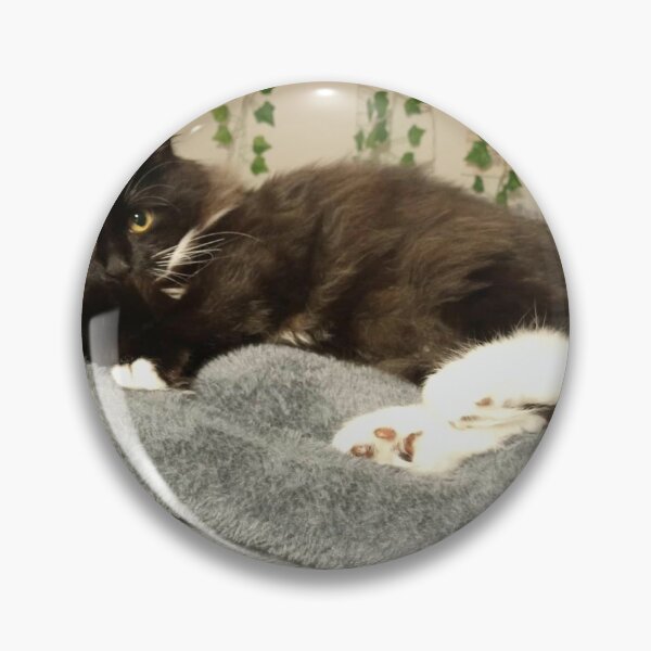 Artikelvorschau, Fluffy Black Cat Cozy Aesthetic entworfen und verkauft von PhuongVoArt.