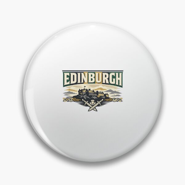 Item preview, Edinburgh Nights Retro Travel Tee | Vintage Graphic Shirt designed and sold by SJarts Creative Studio.