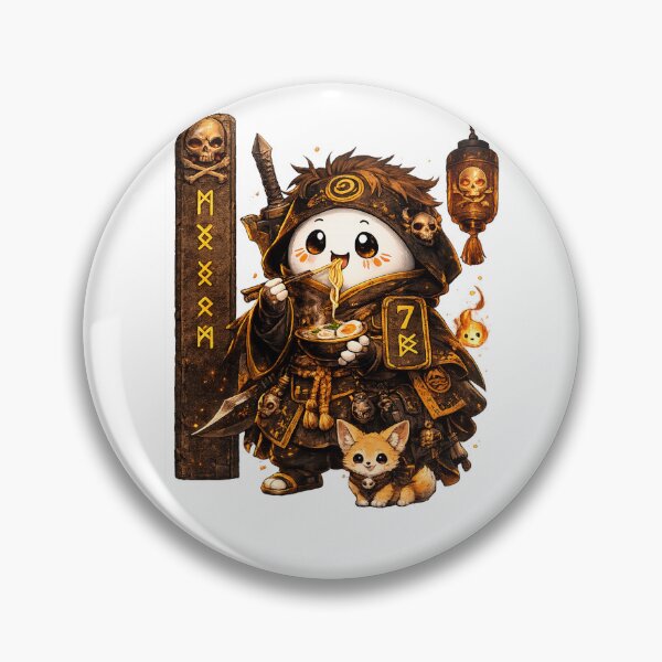 Item preview, Samurai Ghost Chibi Halloween 7 designed and sold by Red66circle.