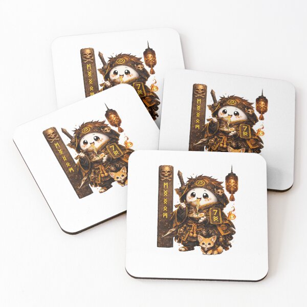 Item preview, Samurai Ghost Chibi Halloween 7 designed and sold by Red66circle.