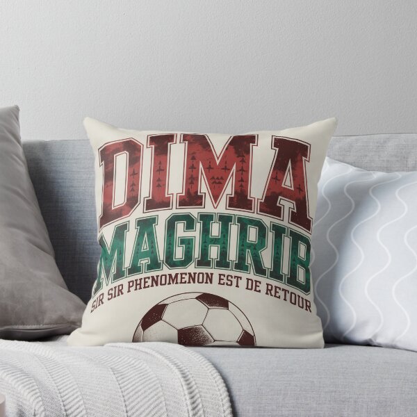 Item preview, Morocco Dima Maghrib Always Morocco Atlas Lions World Cup 2026 - Moroccan Darija Streetwear Vintage Football Design designed and sold by SofDelAtlas.