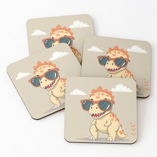 Item preview,  Cool Dinosaur with Sunglasses - Funny Cute Kids' T-Rex Dino Cartoon designed and sold by Amplify-n-Co.