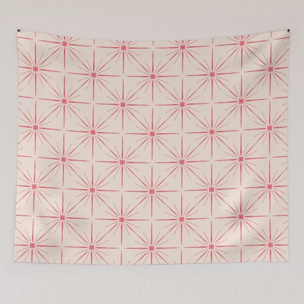 Item preview, Pink Star Pattern designed and sold by The Innocent Ghost Project.