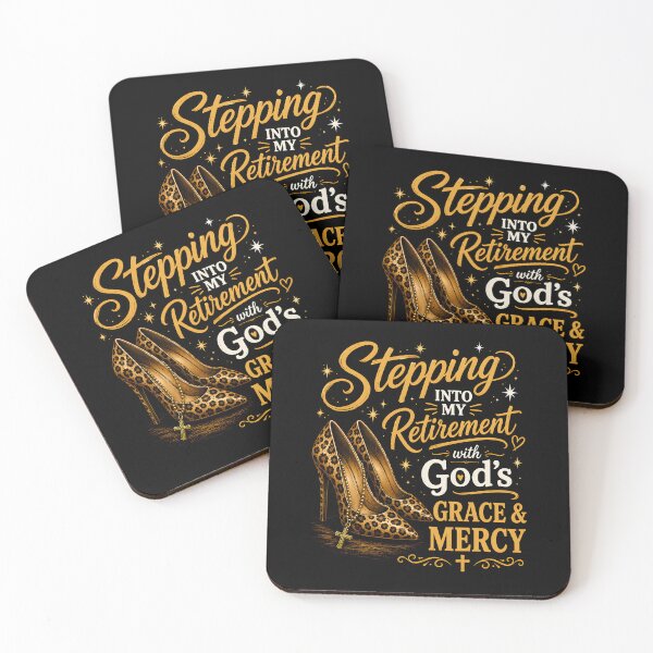 Item preview, Stepping Into Retirement with Gods Grace & Mercy designed and sold by zoes-ink.