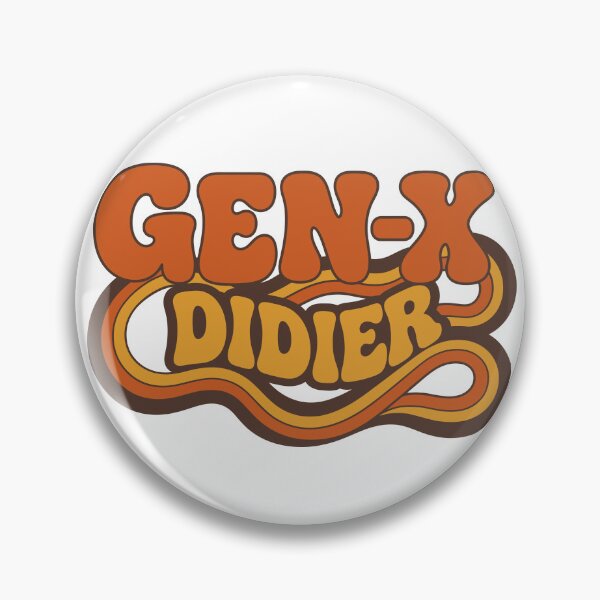 Item preview, Gen X Didier – Retro design vintage GEN-X designed and sold by digital.stickerperso.com.