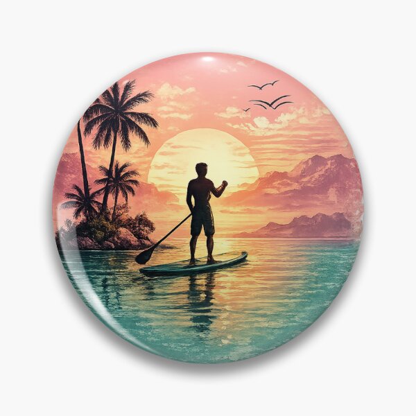 Item preview, stand-up paddleboarding (SUP) surfing designed and sold by ArtyStocks.