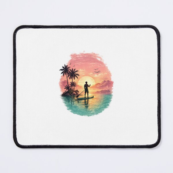 Item preview, stand-up paddleboarding (SUP) surfing designed and sold by ArtyStocks.