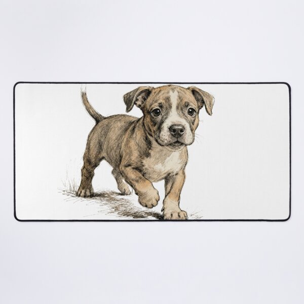 Item preview, Pit bull puppy drawing designed and sold by T's&such.