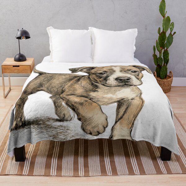 Item preview, Pit bull puppy drawing designed and sold by T's&such.