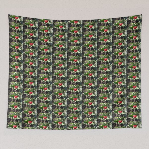 Item preview, Dewy Red Tulip with Curly Leaves designed and sold by Georgia Mizuleva.