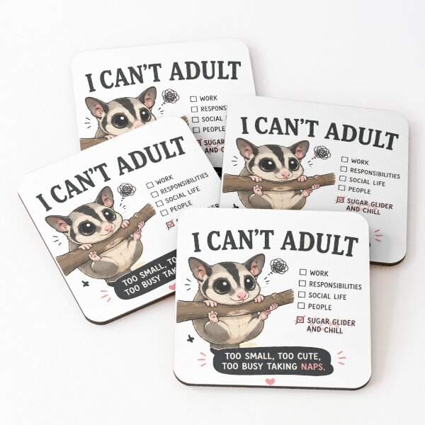 Item preview, i can't adult too small, too cute, too busy taking naps designed and sold by bandarartisan.