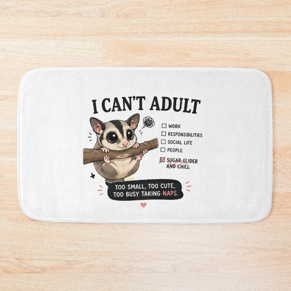 Item preview, i can't adult too small, too cute, too busy taking naps designed and sold by bandarartisan.