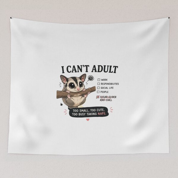 Item preview, i can't adult too small, too cute, too busy taking naps designed and sold by bandarartisan.
