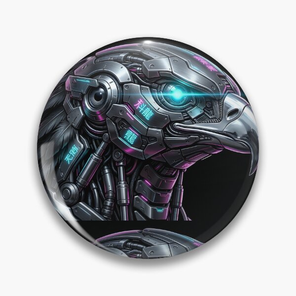 Item preview, Cyberpunk Mecha Eagle Cyber-Hawk - Neo Tokyo Cyborg Future designed and sold by Neo Tokio.
