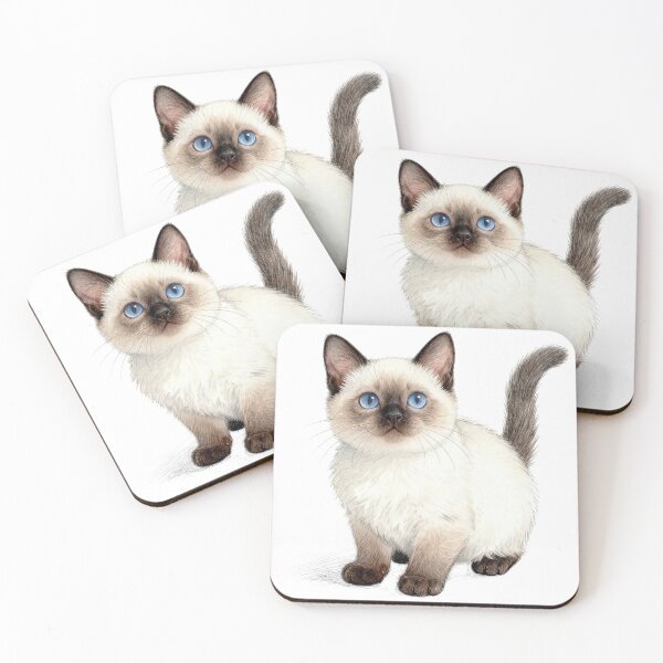Item preview, Happy siamese kitten designed and sold by T's&such.