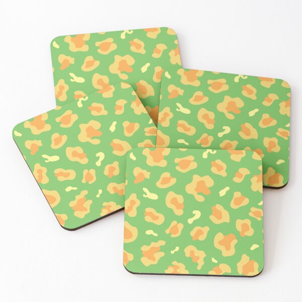 Item preview, Leopard Print 2 - Pineapple & Bright Jungle Green designed and sold by Daniel Bevis Design.