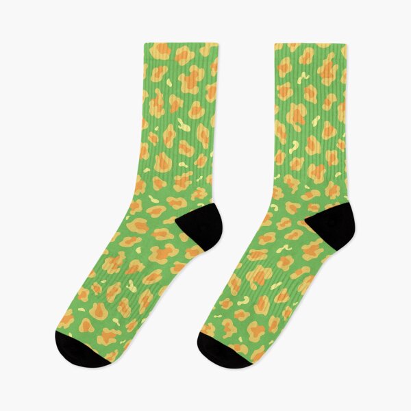 Item preview, Leopard Print 2 - Pineapple & Bright Jungle Green designed and sold by Daniel Bevis Design.