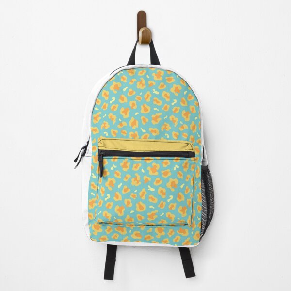 Item preview, Leopard Print 2 - Pineapple & Aqua Teal designed and sold by Daniel Bevis Design.