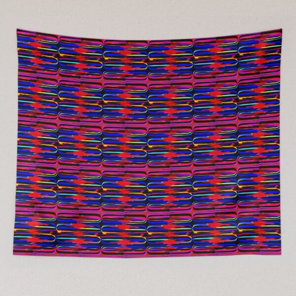 Item preview, Abstract Pattern "A multicolored zebra"  designed and sold by Gluecknika.