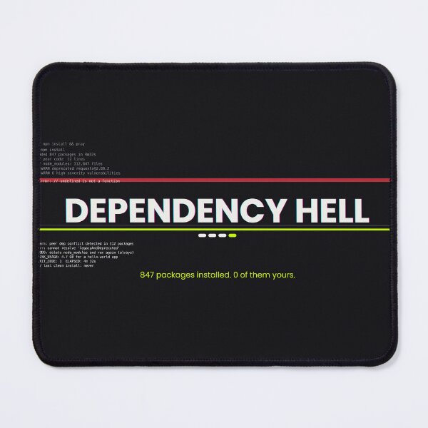 Item preview, Dependency Hell: npm Install — 5SK Series #10 designed and sold by 5SKseries.
