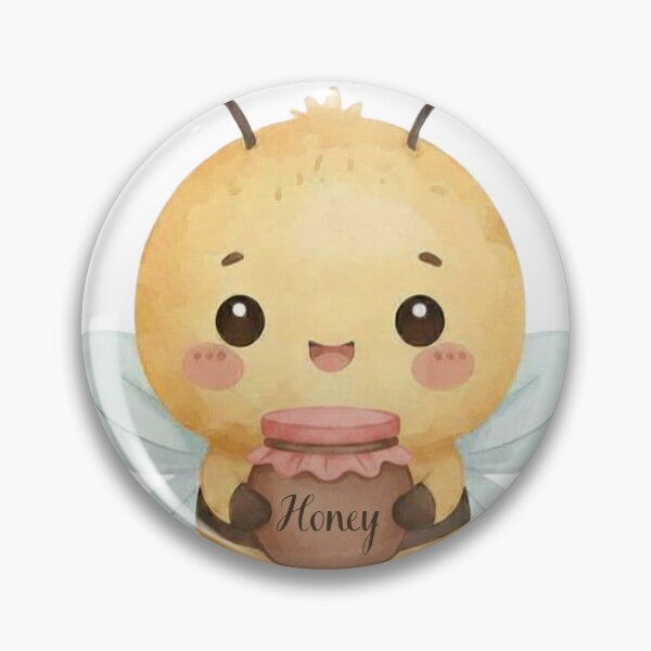Item preview, Little bee with a pot of honey designed and sold by MlleLAbeille.