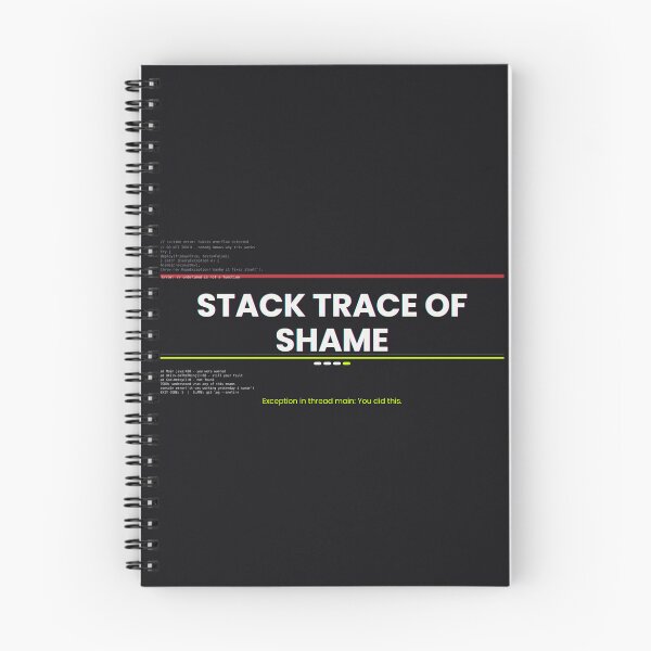 Item preview, Stack Trace of Shame — 5SK Series #11 designed and sold by 5SKseries.