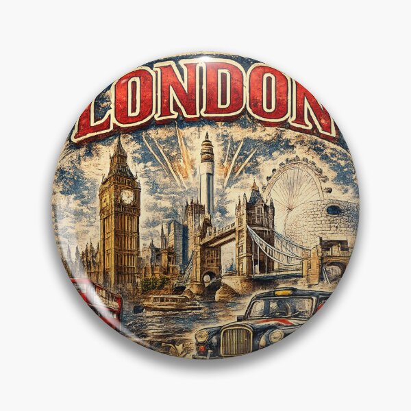 Item preview, London Retro Vintage graphic art Classic England UK Graphic Tee Unisex designed and sold by extremeshirt.