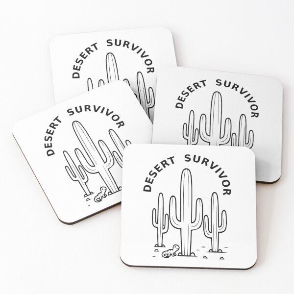 Item preview, Desert Survivor - Lizard and Cactus Bold Line Art designed and sold by The Bold Line Studio.