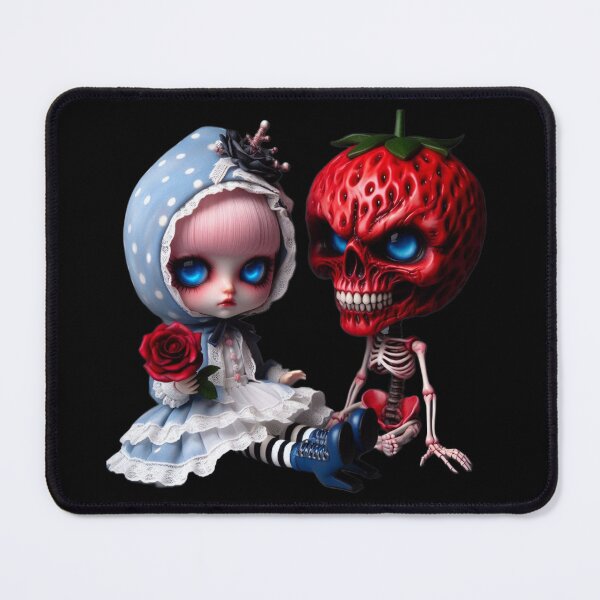 Item preview, Gothic Lolita and Crimson Strawberry Skeleton designed and sold by LujziWorld.
