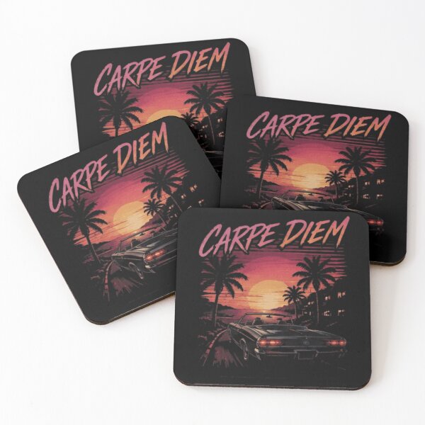 Item preview, Still Burning – Carpe Diem Retro Sunset designed and sold by MS-DesignArt.