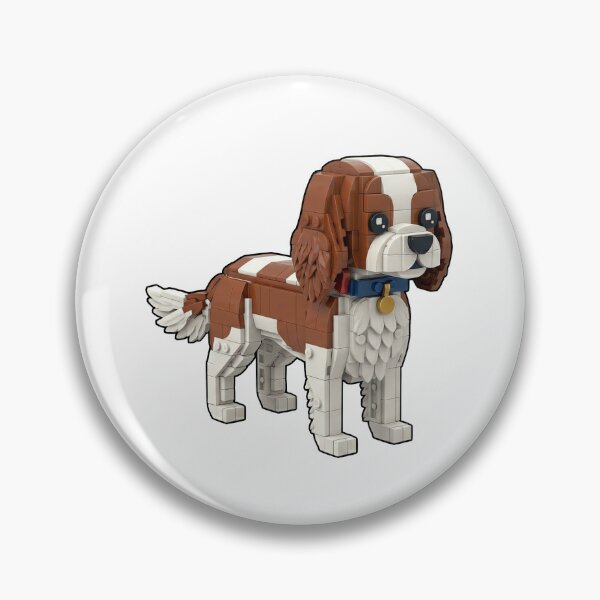 Item preview, Toy Block Cavalier Spaniel – Tri-Color Brick Puppy designed and sold by BrickDog.
