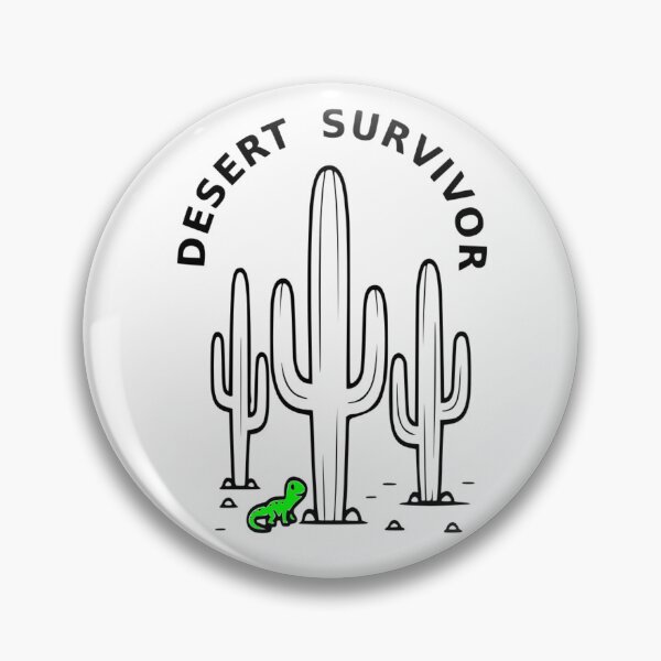 Item preview, Desert Survivor - Lizard and Cactus Bold Line Art designed and sold by The Bold Line Studio.