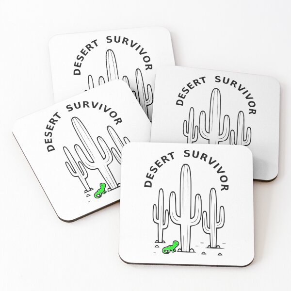 Item preview, Desert Survivor - Lizard and Cactus Bold Line Art designed and sold by The Bold Line Studio.