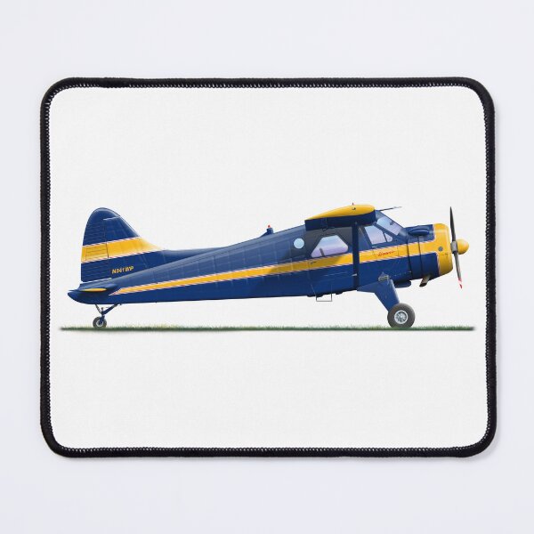 Item preview, DHC DHC-2 BEAVER 1582 N341WP USA 2007 designed and sold by Grubby Fingers Aircraft Illustration.