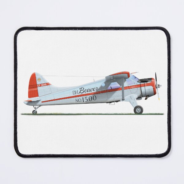 Item preview, DHC DHC-2 BEAVER 1500 CF-MAA 1962 designed and sold by Grubby Fingers Aircraft Illustration.